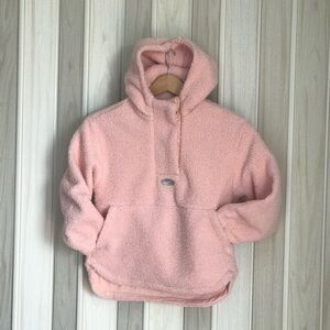 Nike. Therma Fit. Soft Pink Sherpa Hoodie